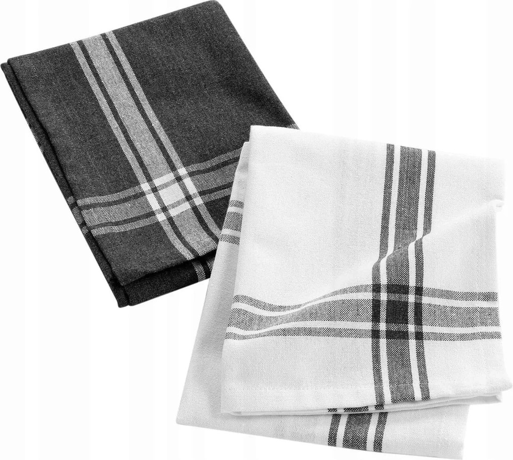 Konyhai Törlőkendő Pamut 50X70 CM 2 Db Antracit