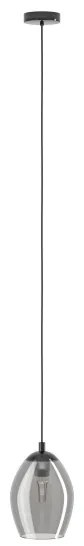 Eglo 39564 - Csillár zsinóron ESTANYS 1xE27/60W/230V füstös