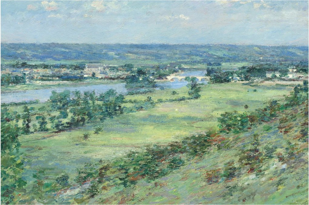 Kép - Theodore Robinson, The Valley of the Seine, From the Hills of Giverny, reprodukciók (90x60 cm)