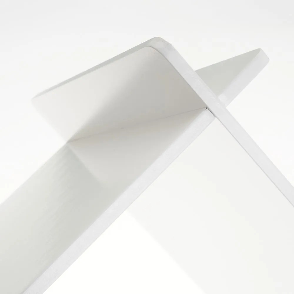 Fehér gyerek könyvespolc 79x131 cm – Casa Selección