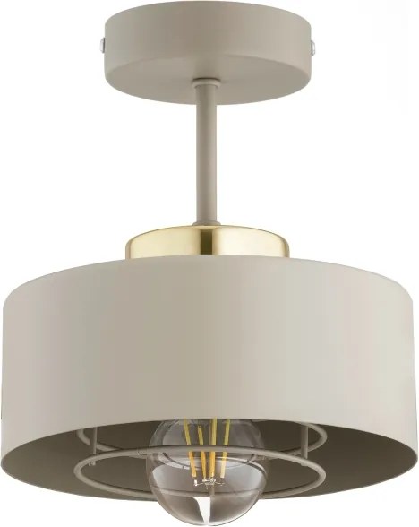 BRILAGI - Felületre szerelhető csillár SPRING 1xE27/60W/230V Ø 20 cm bézs/arany