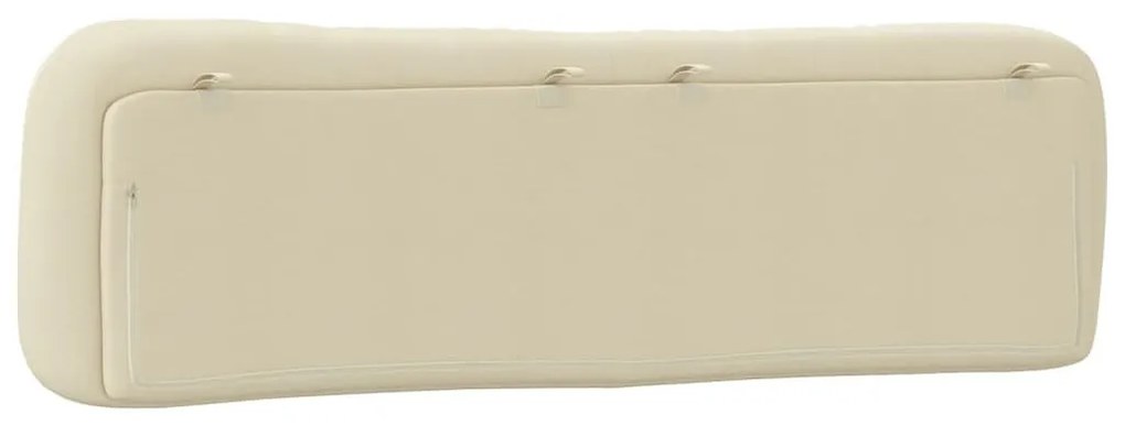 krémszínű szövet fejtámla párna Hvar 180 cm