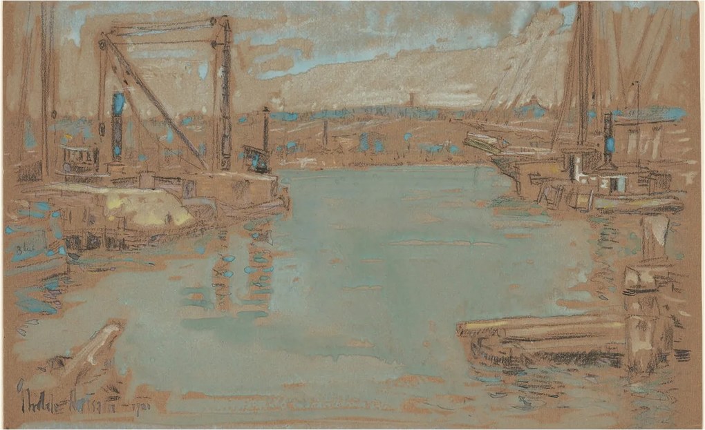 Flizelin fotótapéta Flizelin Design Kikötői kilátás 416x254