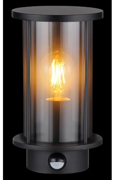 Globo 31360S - Kültéri fali lámpa érzékelővel GRACEY 1xE27/60W/230V IP54