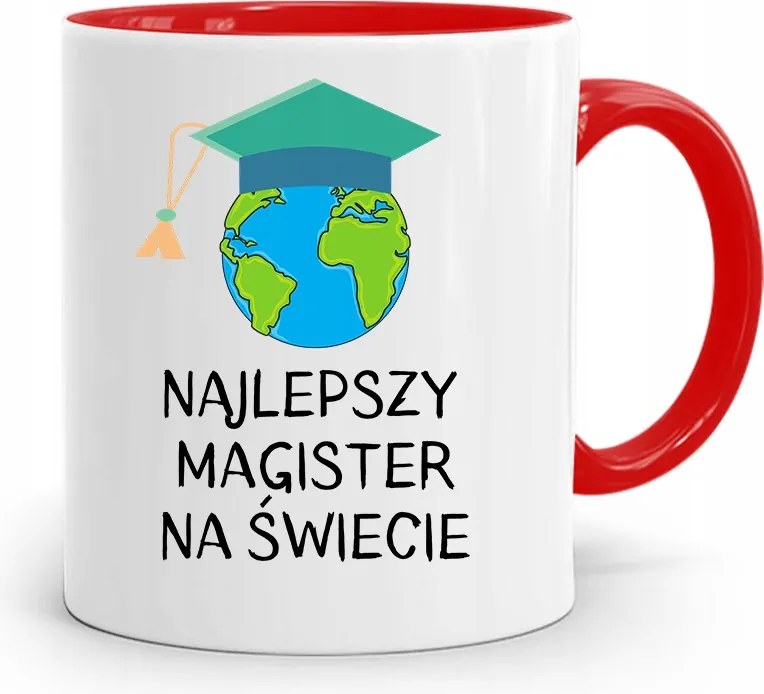 Mester Bögre Piros Születésnapi Ajándék fényképes nyomtatással