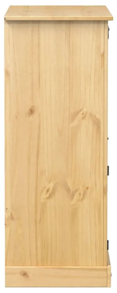 Corona tömör fenyőfa bortároló szekrény 97 x 45 x 114 cm