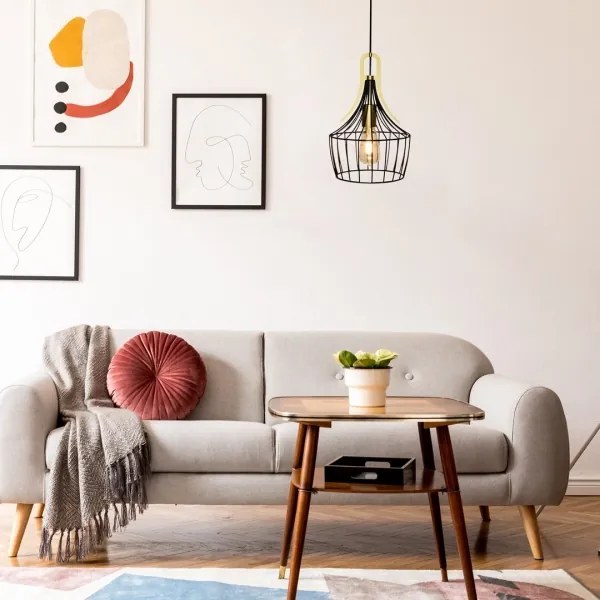 Rabalux 4925 - Csillár zsinóron PAROV 1xE27/40W/230V