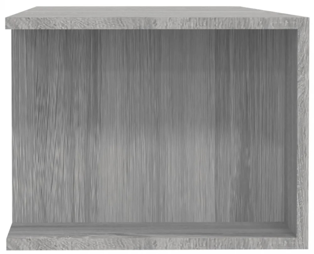 szürke sonoma színű TV-szekrény LED-lámpákkal 135 x 39 x 30 cm