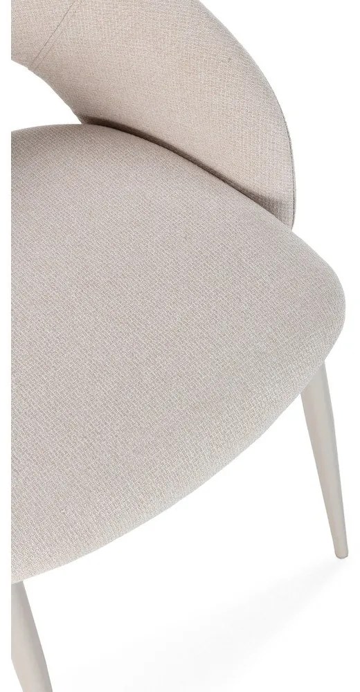 Bézs kárpitozott étkezőszék szett 2 db-os Lia – Marckeric