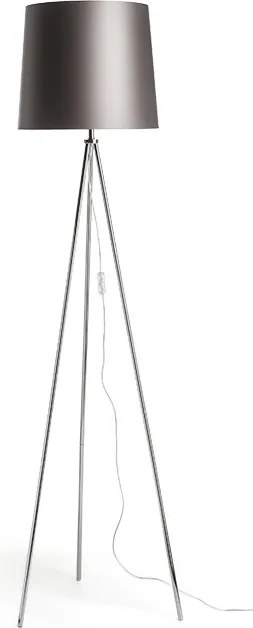 RENDL CONNY 35/30 állólámpa búra Monaco galambszürke/ezüst PVC max. 23W