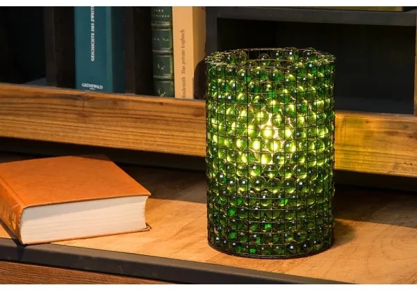 Lucide 78597/01/60 - Asztali lámpa EXTRAVAGANZA MARBELOUS 1xE14/40W/230V kék