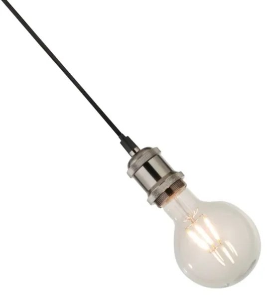 Searchlight 7461SS - Kábeles csillár SUSPENSION 1xE27/60W/230V ezüst