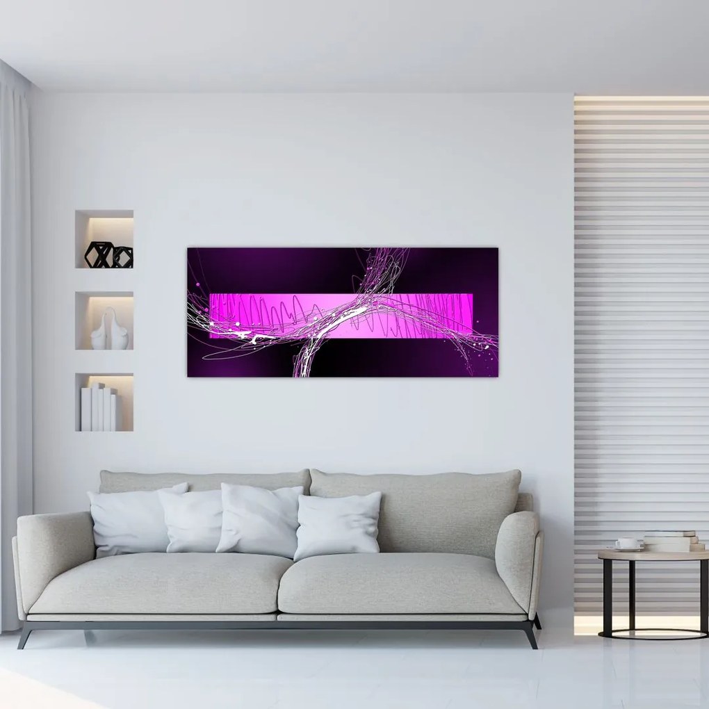 Absztrakt kép (120x50 cm)