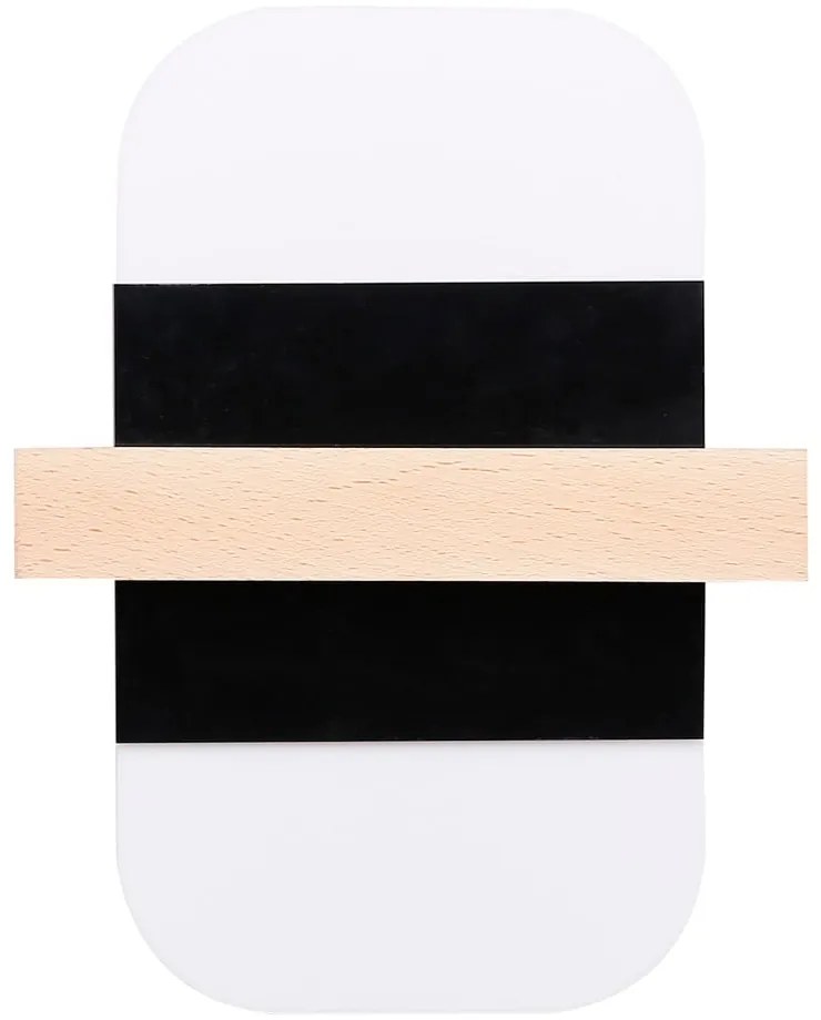 Fekete-fehér LED fali lámpa April – Candellux Lighting