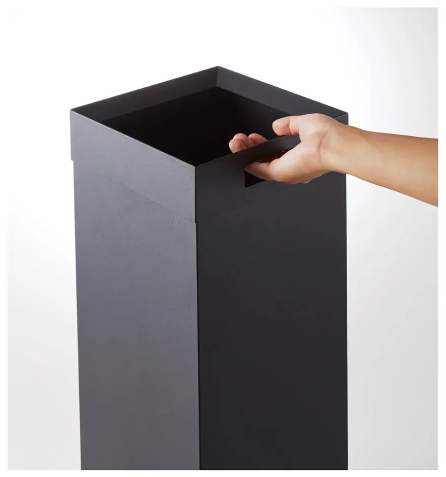 Fekete fém szemetes 27 l Tall – YAMAZAKI