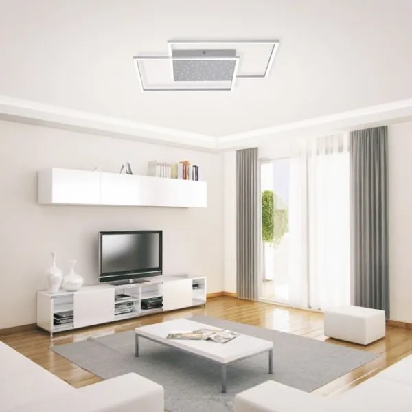 Paul Neuhaus 6024-55 - LED Dimmelhető felületre szerelhető csillár YUKI LED/49W/230V + távirányító