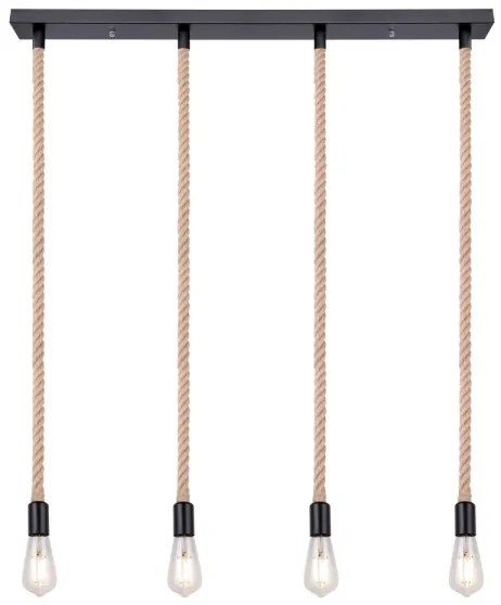 Globo 69029-4H - Csillár zsinóron ULLEU 4xE27/60W/230V