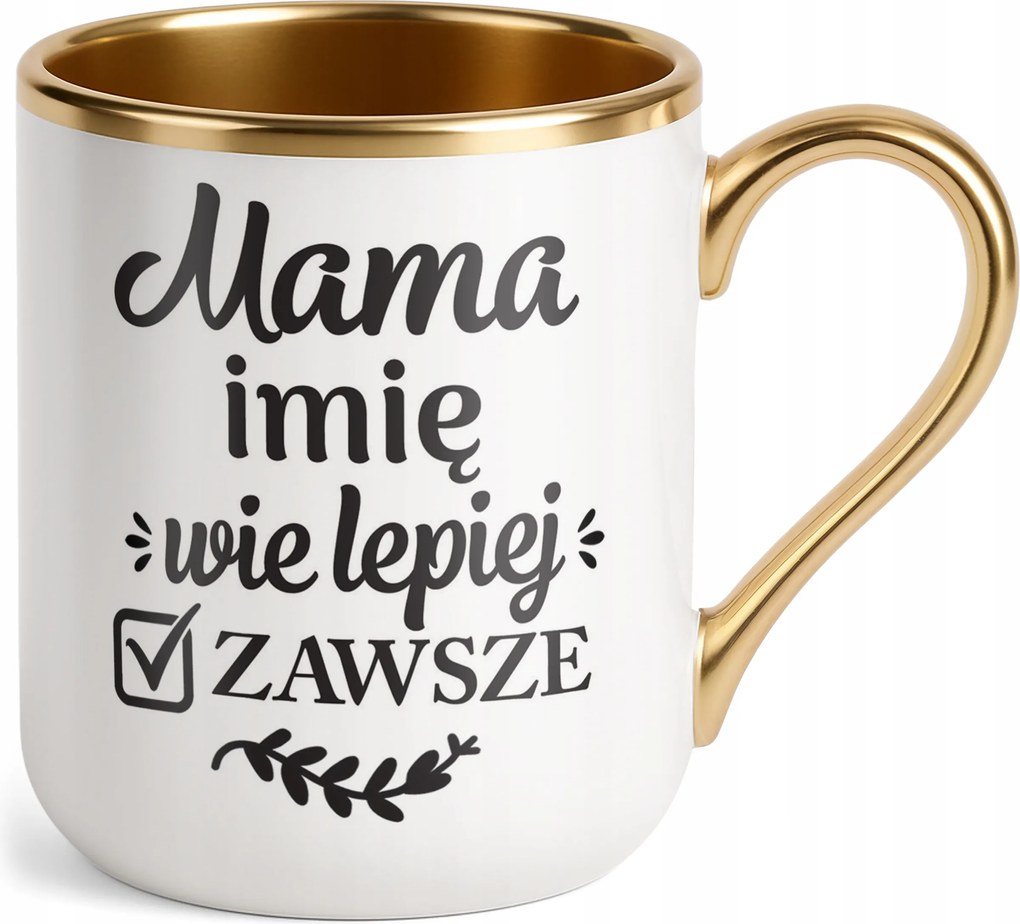 Prémium Bögre Arany Személyre szabott Anyák napja Anyák napjára Ajándék