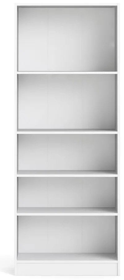 Basic fehér könyvespolc, 79 x 203 cm - Tvilum