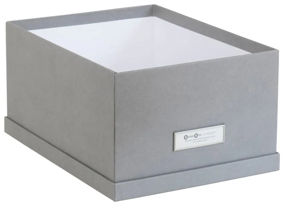 Inge 3 db-os szürke tárolódoboz szett - Bigso Box of Sweden