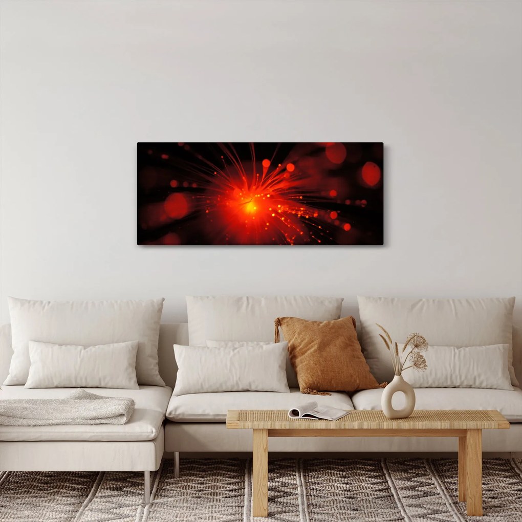 Egy szikrázó absztrakció képe (120x50 cm)