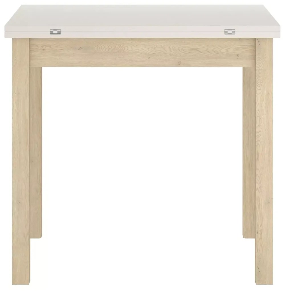 Kihúzható étkezőasztal FLIP 80(160)X80 cm, kasmír/Cremona Torro tölgy