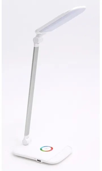 LED RGB Érintős szabályozható asztali lámpa LED/18W/230V + USB