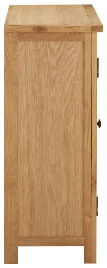 Tömör tölgyfa bortartó szekrény 11 palackhoz 80 x 32 x 80 cm