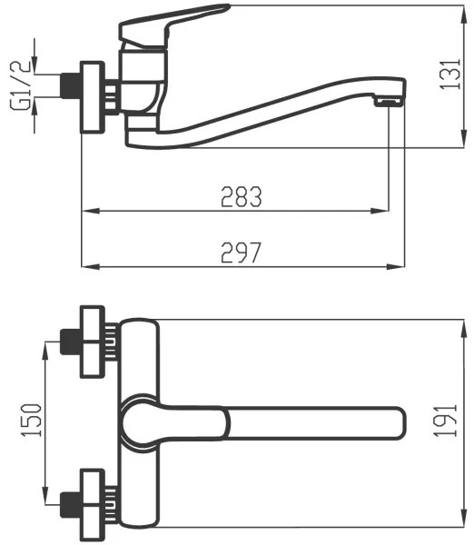 Novaservis - Mosdó/mosdócsap METALIA fényezett króm