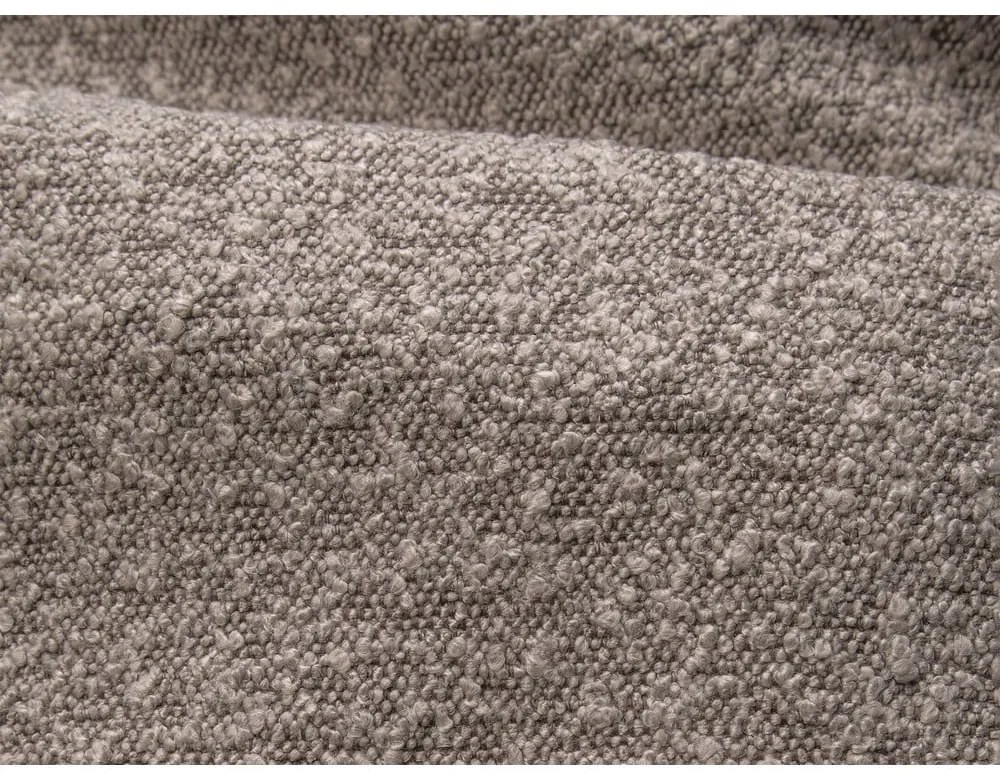 Világosszürke kárpitozott ágyneműtartós franciaágy ágyráccsal 200x200 cm Simon Darren – Micadoni