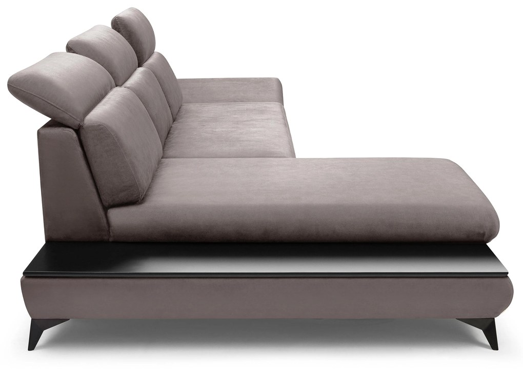 Sarok ülőgarnitúra Titan (középszürke) (B). 1098117