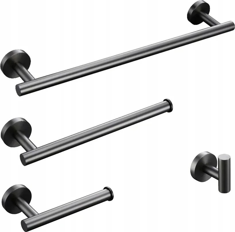 Akasztó Gun Grey Fürdőszobai kiegészítők Szett