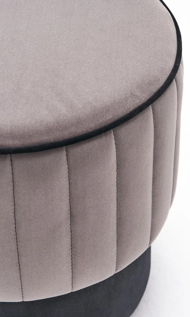 Rose Puf Grey zsámoly