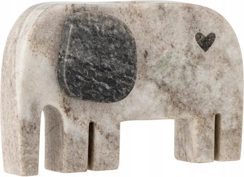 Bloomingville Camy Márvány Dekoráció Márvány Szobor Elefánt