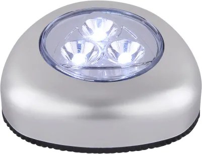 Globo 31909 Éjszakai fény 3x0,21W LED touchdimmer, elemmel 3xAAA 1,5V, MxSzxH:65x26x67, tartozék: 3xLED 0,21W 5V, 20lm, 6400K.