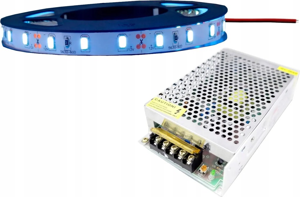 300D Led szalag szett bútorokhoz 5630 Hideg fehér 5m