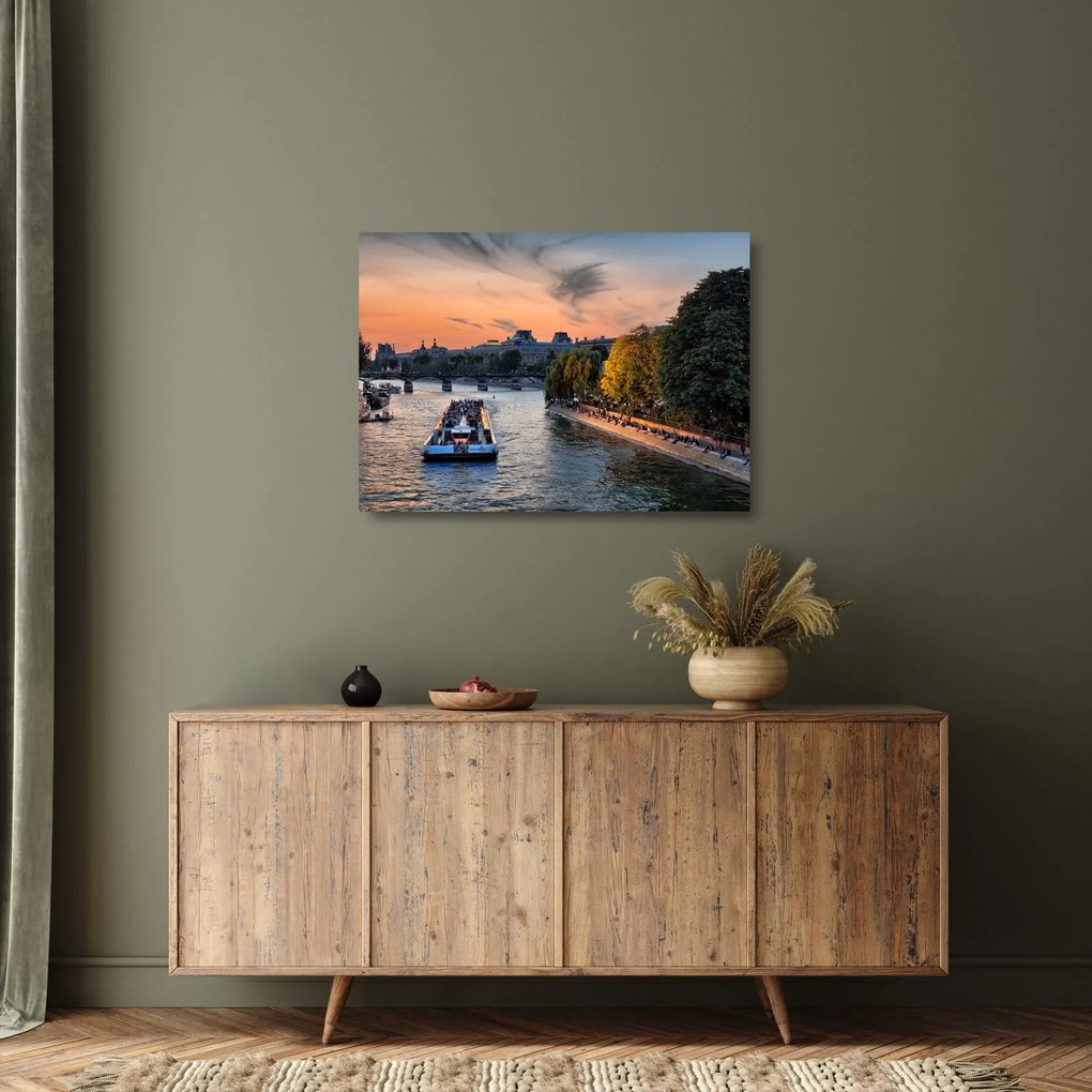 Kép - hajó egy körutazáson (üvegen) (70x50 cm)
