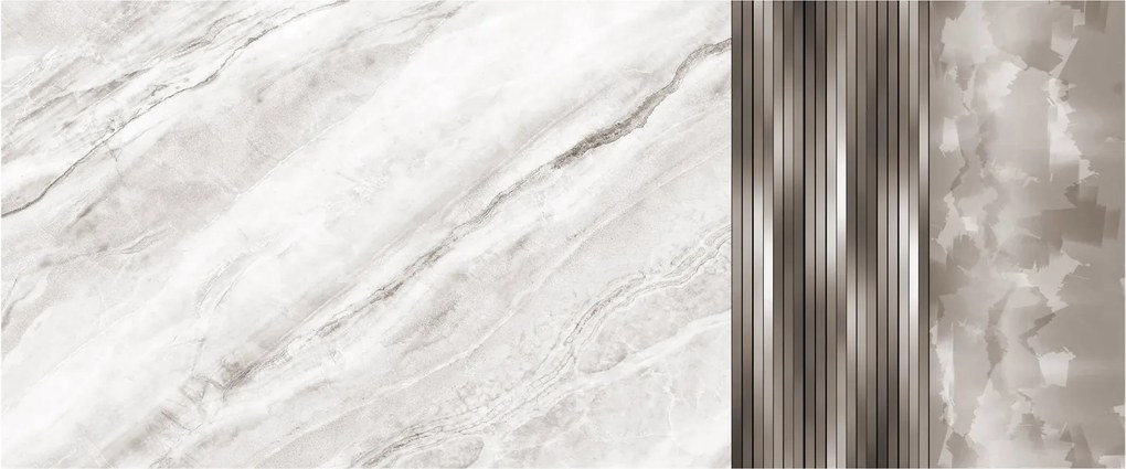Kép - Márvány ezüst vonalakkal (120x50 cm)