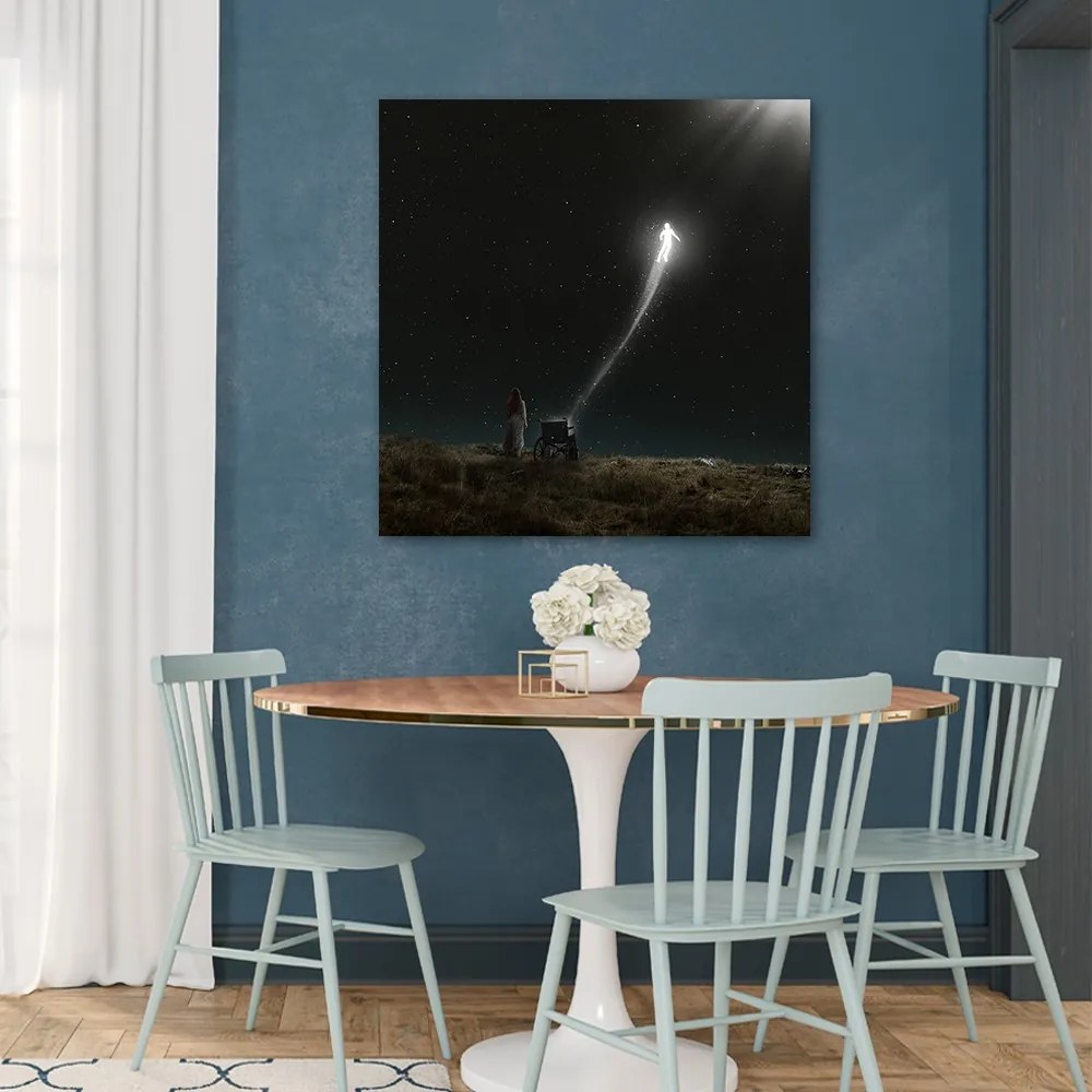 Gario Vászonkép Távozó lélek - Zehem Chong Méret: 50 x 50 cm