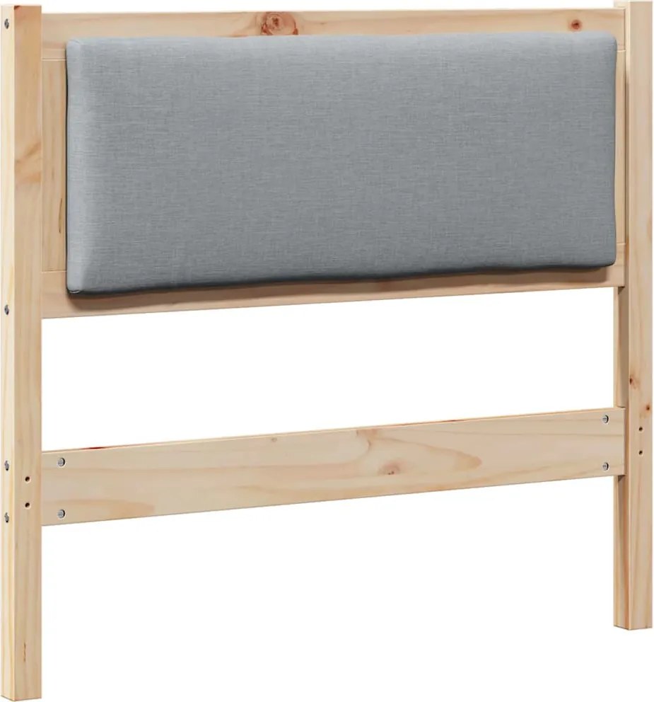 vidaXL Fejtámla Egyéb Barna 90 cm Tömör fenyőfa