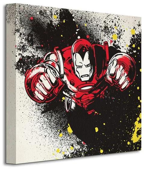 Vászonkép Marvel Iron Man (Splatter)