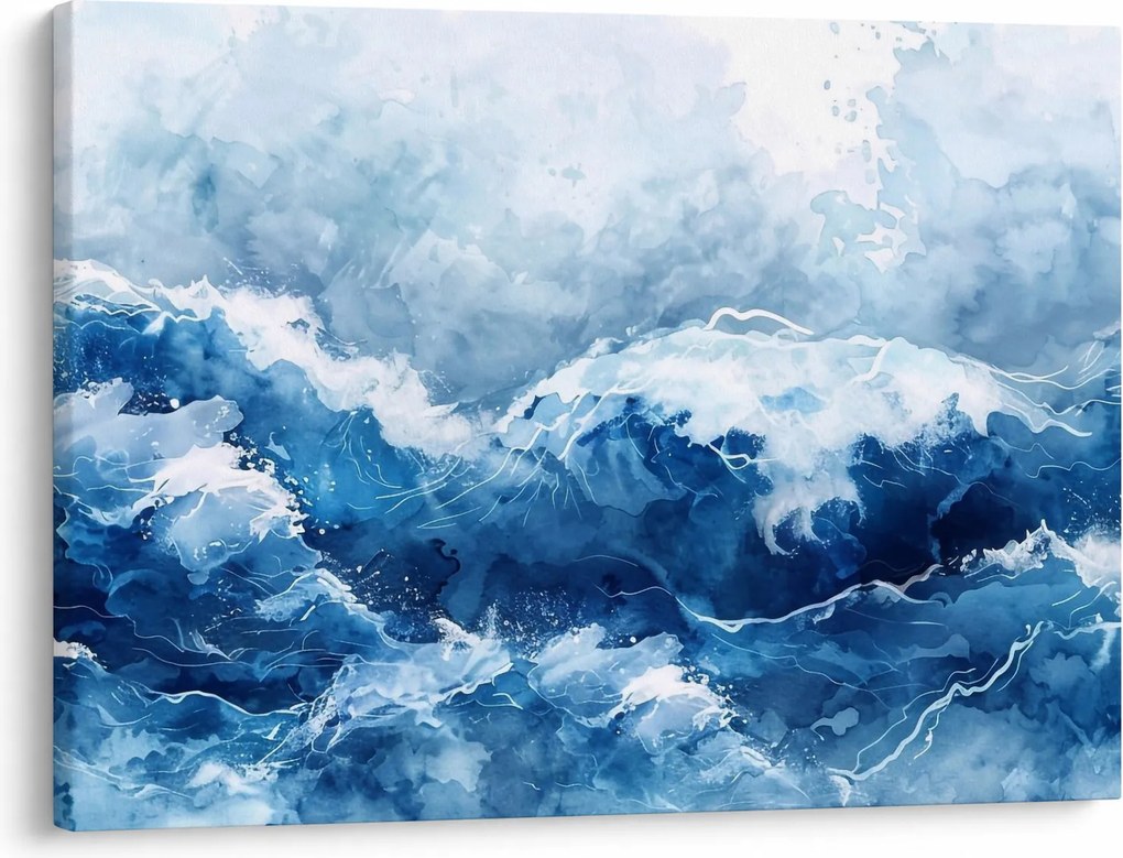Kép - A tenger illusztrációja (70x50 cm)