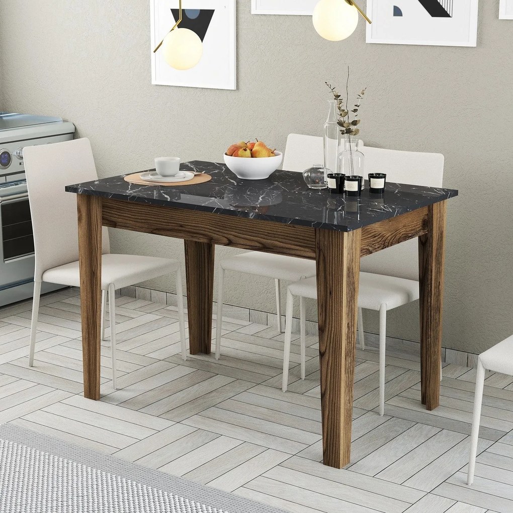 Étkező asztal Kiev 509 - Walnut, Black
