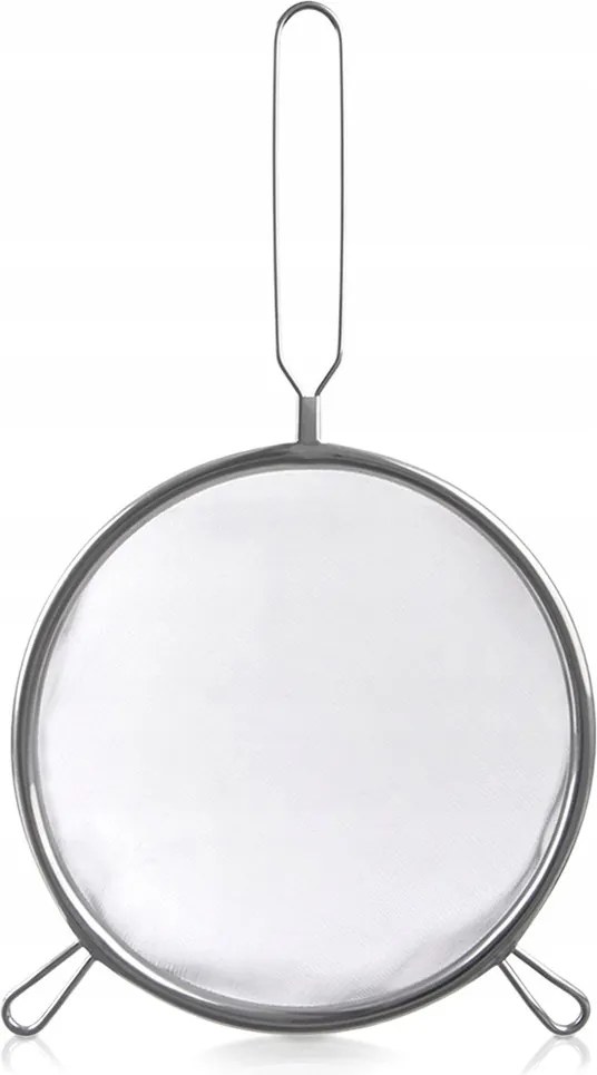 Konyhai szűrő acél cédrusfa szitáláshoz 24,5 cm-es szitáláshoz