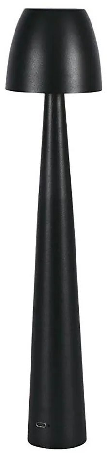 LED Dimmelhető újratölthető érintőképernyős asztali lámpa LED/3W/5V 3000-6000K fekete