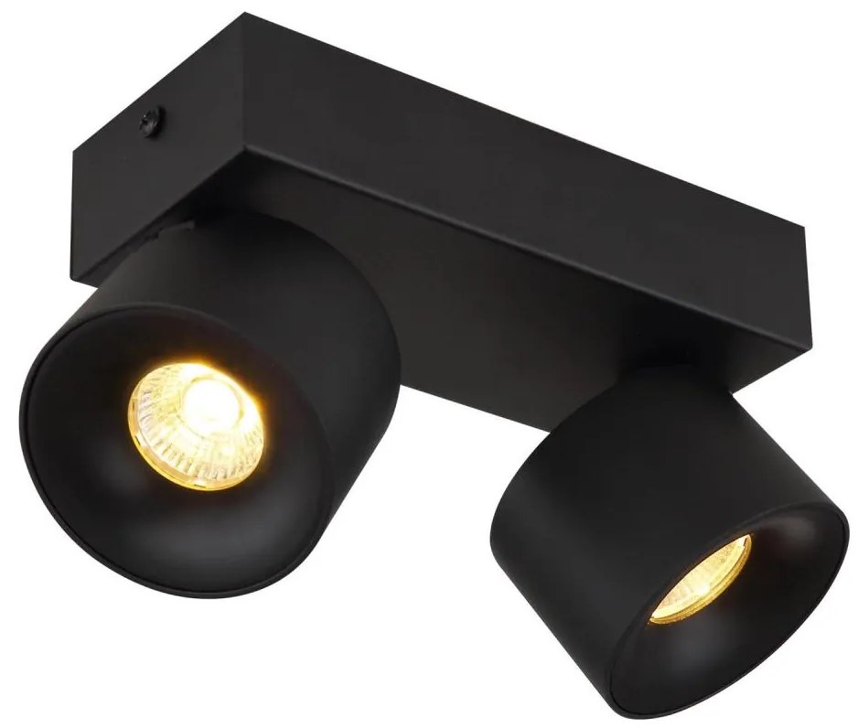 Globo 56961-2B - LED Spotlámpa RAE 2xLED/6W/230V fekete