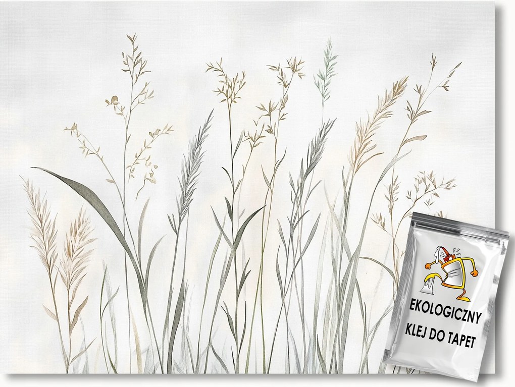 Fotótapéta Flizelina Természet Fű Rét Scandi Boho 350x250 ragasztó