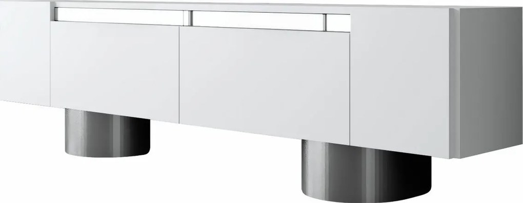 Bohem White and Silver TV-asztal