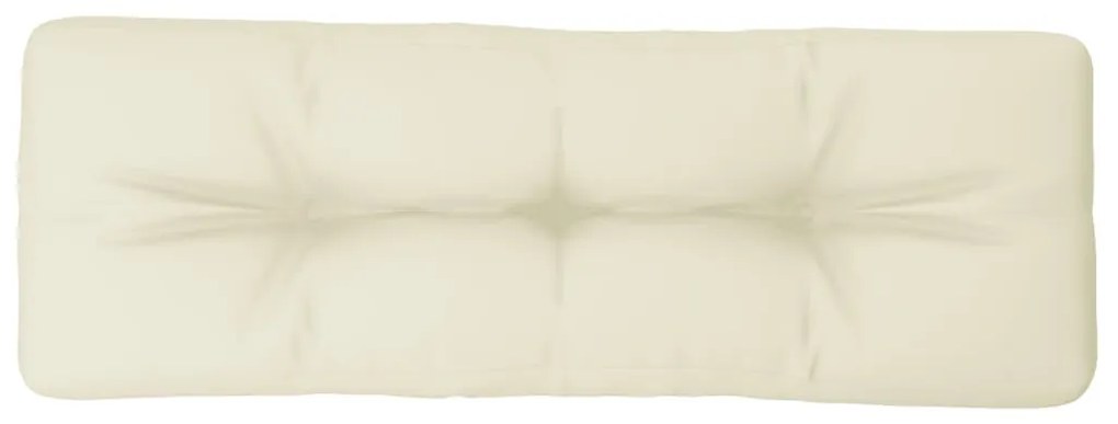 krémszínű szövet raklappárna 120 x 40 x 12 cm