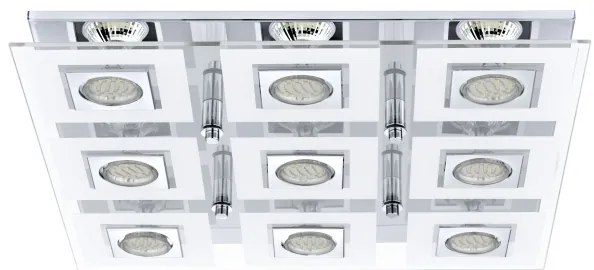 Eglo 92877 - LED Mennyezeti lámpa CABO 9xGU10/3W/230V